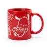 Sanrio Pochacco Tasse zum 35. Jahrestag, rote Schleife, Tasse, Pochacco, Pochacco-Geschirrbecher, 35. Jahrestag, Geburtstag, Geburtstag, 9 x 11 x 8 cm, Charakter