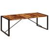 Dining Table 220 X 100 X 75 Cm Solid Acacia Wood