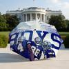 1 PC Automatic Folding Umbrella-Dallas Cowboys Pattern, Portable & Foldable Design with 8 Ribs, Christmas Birthday Gifts