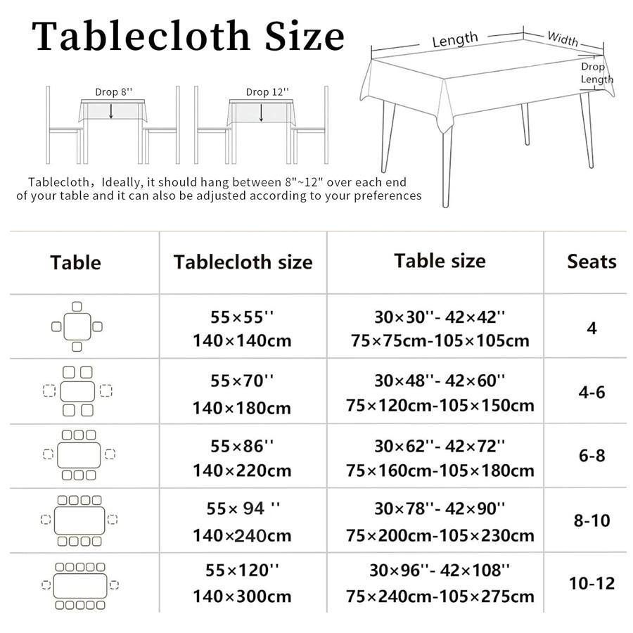 Tropical Fern Rectangle Table Cloth for Table Decor Kitchen Dining Waterproof Reusable Tablecloth for Tables Wedding Party