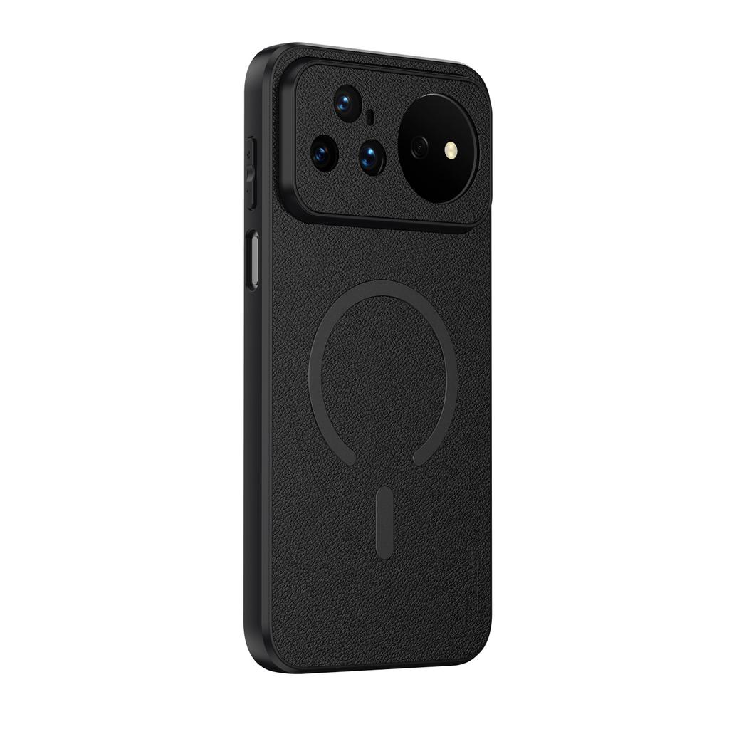 Applicable to Huawei nova16pro mobile phone case nova16 plain leather ultra anti-drop magnetic suction 15pro new male and female z