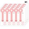 100 Stuks Stickers Lange Strips Handgemaakte Sticker, Zelfklevende Verpakking Afdichtingslabels Voor Koekje Taart Bakdecoratie, Doosafdichting