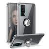 Xiaomi Redmi için K60 Pro K50 K40 K30 K20 Pro Ultra Oyun K50i K40S K30i Halka Standı Tutucu Braketi Temizle Şeffaf Telefon Arka Yumuşak Silikon Kılıf