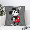 Classic Mickey Mouse Square Pillow Case Cushion Cover Funny Zippered Decor Pillowcase for Car 45x45cm