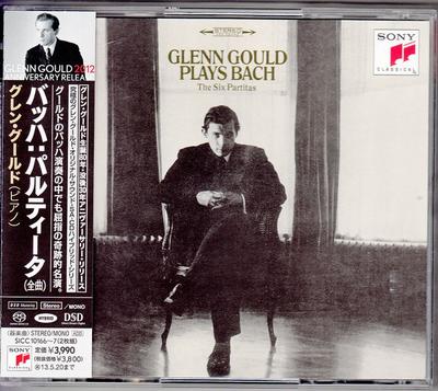 CD GLENN GOULD Bach Partiten Komplette SICC10166 Sony Classical 2012 Japan Obi Klassik
