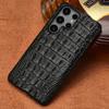 Luxury 100% Natural Crocodile Leather Case Cover For Samsung Galaxy S25 S24 S22 S21 S23 Ultra Plus S25Ultra S24Ultra A55 5G