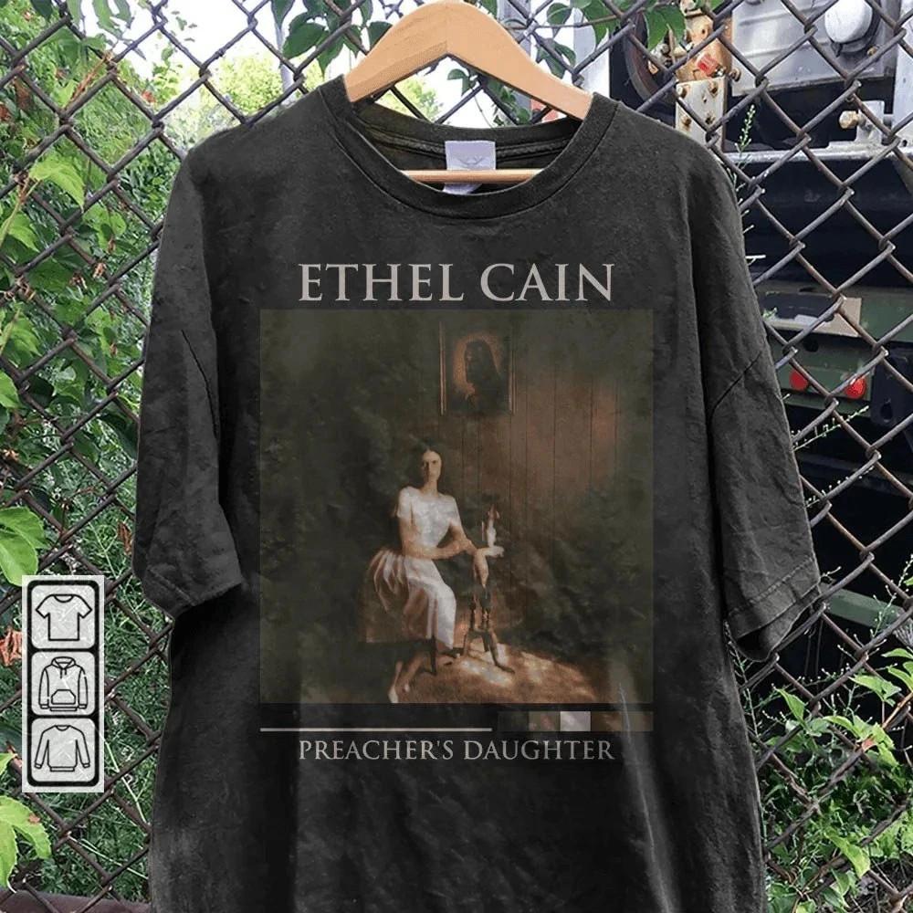 Maglietta Musicale Ethel Cain, Merch Album Preacher's Daughter 3 T-shirt Unisex