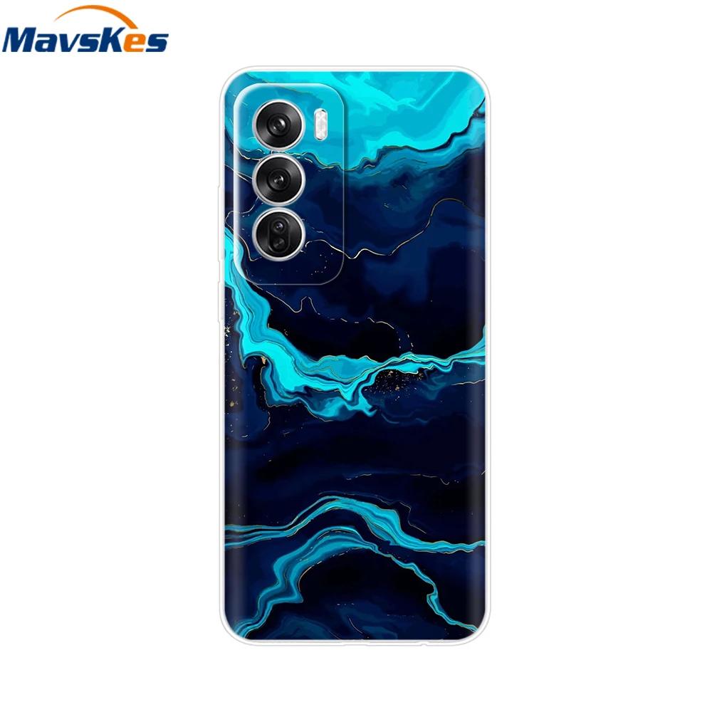 Capa OPPO Reno 12 Pro 5G Moda Flor Silicone Capa de Telefone Para OPPO Reno 12 Capa Reno12 Pro Para-choque 2024 TPU Macio Preto Fundas