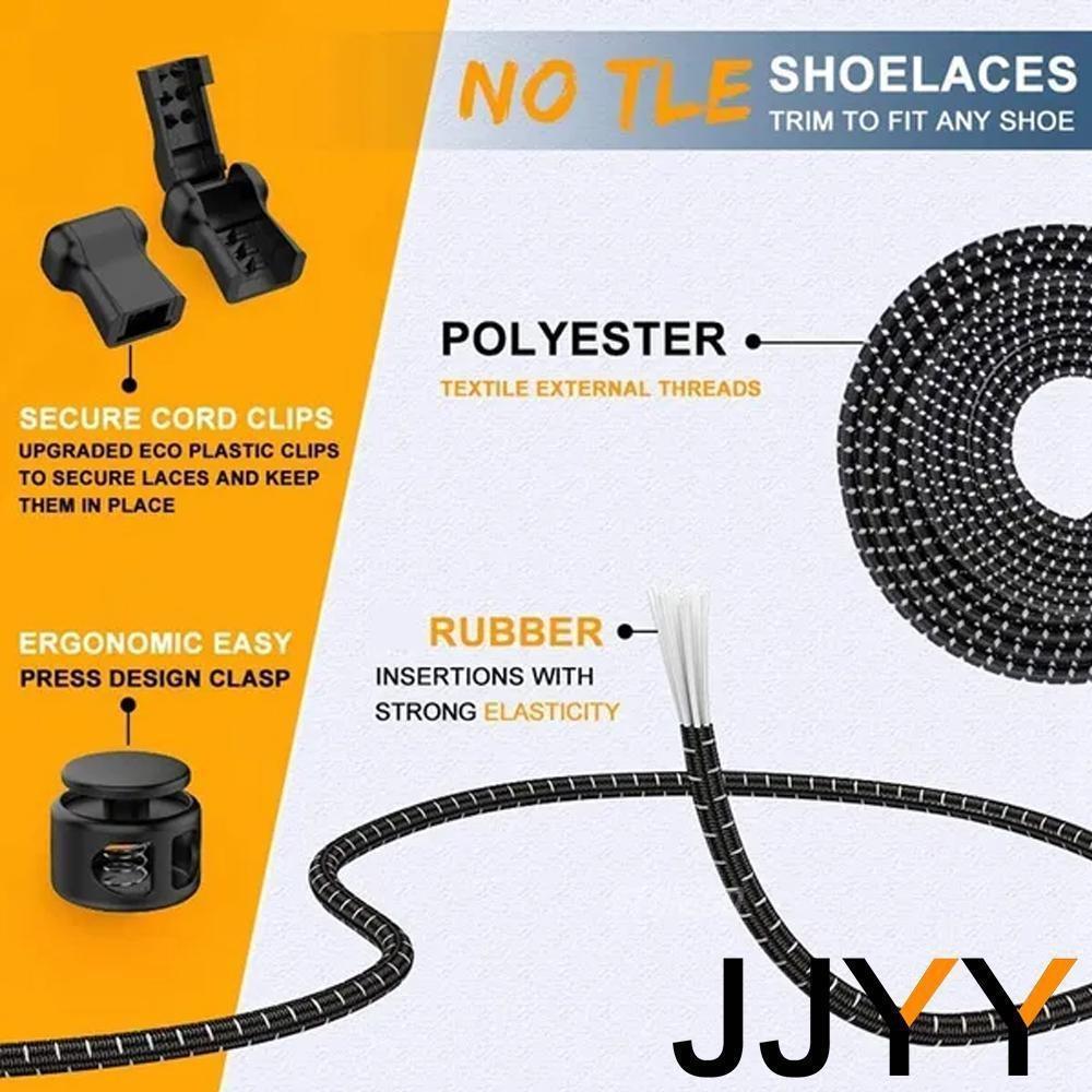 Heavy Duty Elastische Schoenveters Zonder Strikken Sterke Lock Snelveters voor Kinderen Volwassenen Sport Hardloopschoenen Accessoires