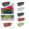 Pot de fleurs suspendu, Jardinière de balcon, Support pour plantes de jardin sur rambarde de fenêtre de cour, Plateau amovible pour extérieur, Patio, Porche, Intérieur
