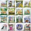 Décoration d'intérieur Printemps/Été Housse de coussin Animal Chat Chien Canard Mouton Housse de coussin Canapé Polyester funda de almohada