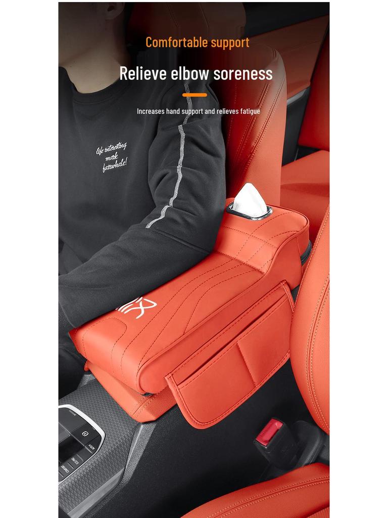 BYD Han Car Armrest Elbow Rest Pad & Storage Box