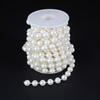 5Yards ABS Imitation Pearl Bead Chain Line Cord Thread Trim For DIY Wedding Party Decoration Jewelry Making Crafts Accessories