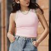 Li-Ning Weekend Youth Color Blocked Knitted Tank Top Women tops Light-Pink AVSU492-7