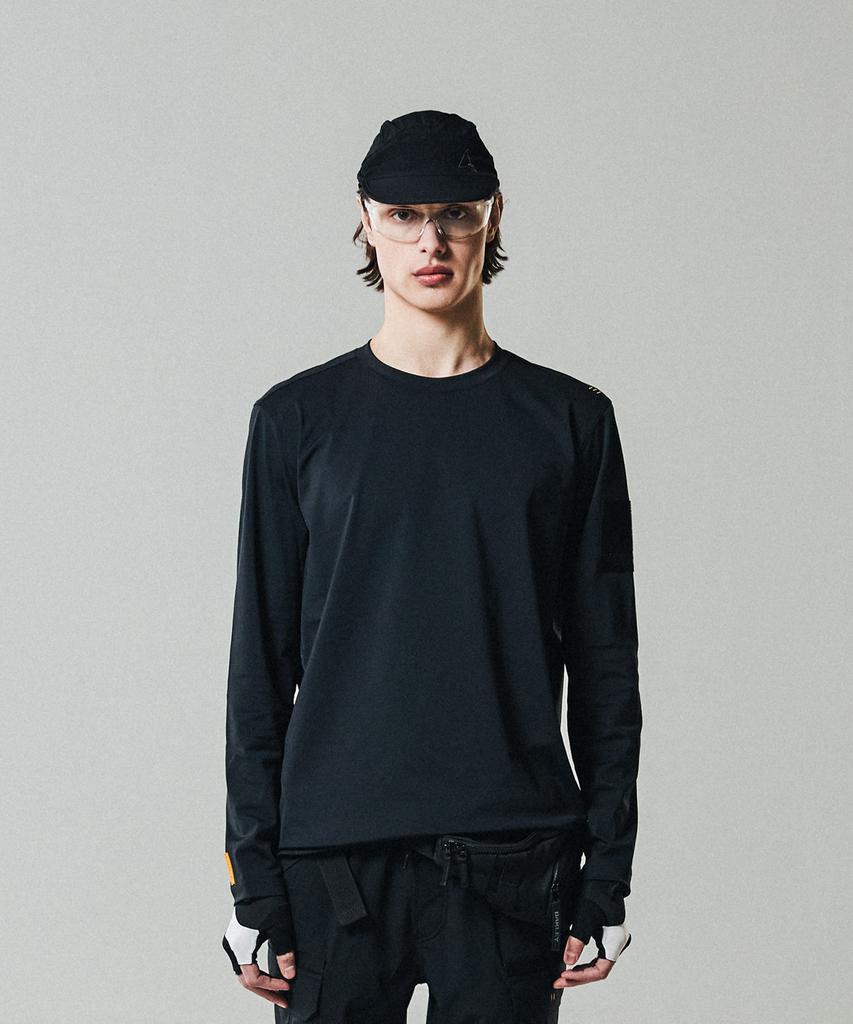 WILLBE LAB Coolskin Mesh Long Sleeve T-Shirt (Bk)