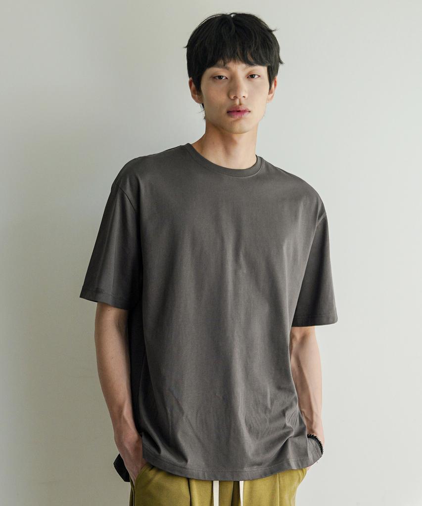 JEMUT Weekend Silket Standard Short Sleeve T-Shirt Dark Grey Oyst2617