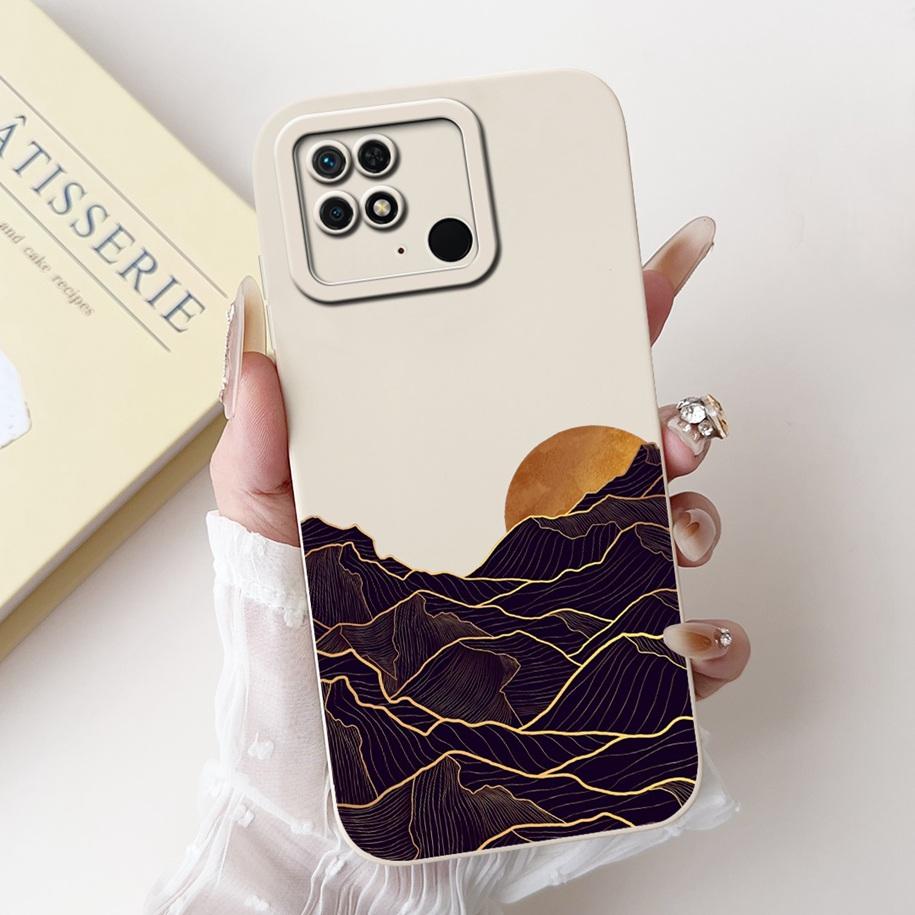 For Xiaomi Redmi 10C Case Popular Flower Camera Protection Funda Soft Silicone Phone Case For Redmi 10 Power Cover Redmi10C Capa