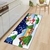Tapis de sol de cuisine de Noël Tapis de porte Tapis de sol long