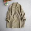 Hochwertige Damen Baumwoll-Leinen Langarm Anzugjacke - Altersreduzierende Frühjahrs-/Herbstmode