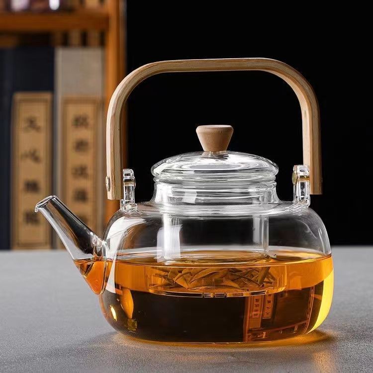 Boiling Teapot Heat-resistant Bamboo Handle Lifting Beam Pot Household Boiling Water Pot Tea Maker