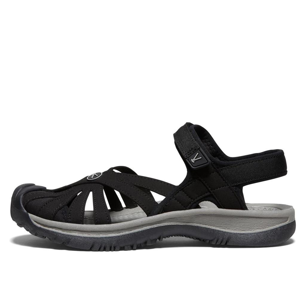 KEEN ROSE SANDAL Women's BLACK/NEUTRAL GRAY 1008783 23.0cm