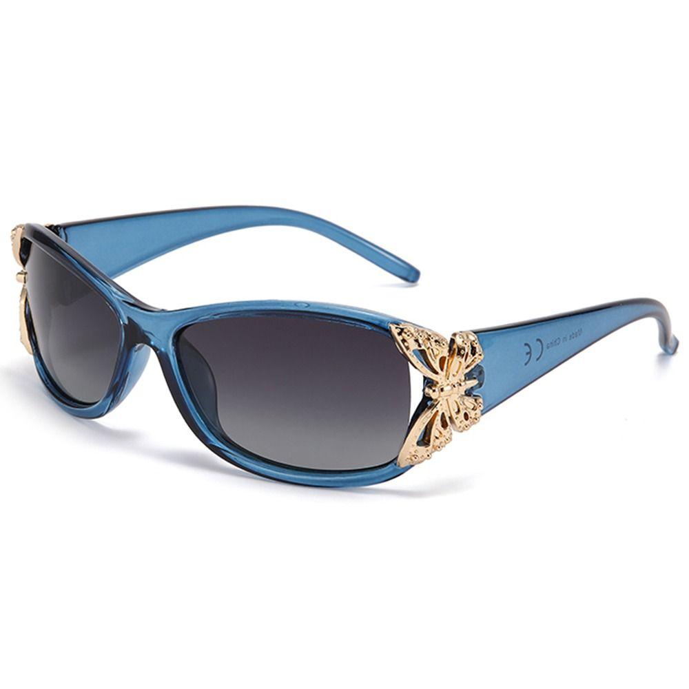 Futuristic Wrap Around Polarized Sunglasses Butterfly Design UV400 Protection Sports Sun Glasses Y2K Shades for Driving Fishing