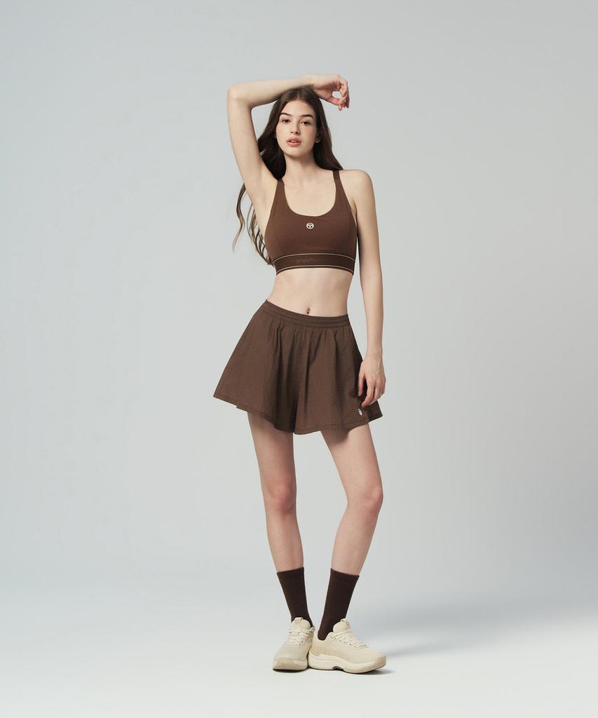 SERGIO TACCHINI W Cushlight Lightweight Skirt Shorts (D.Brown)