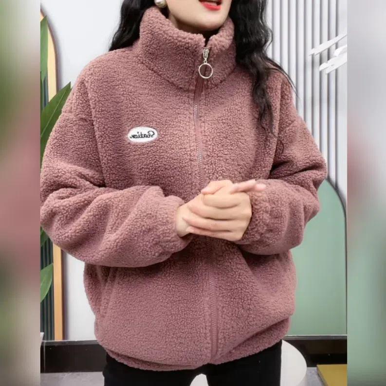 Women's Winter Velvet Jacket: Warm, Cozy, Age-Reducing Fleece Top (20-60)