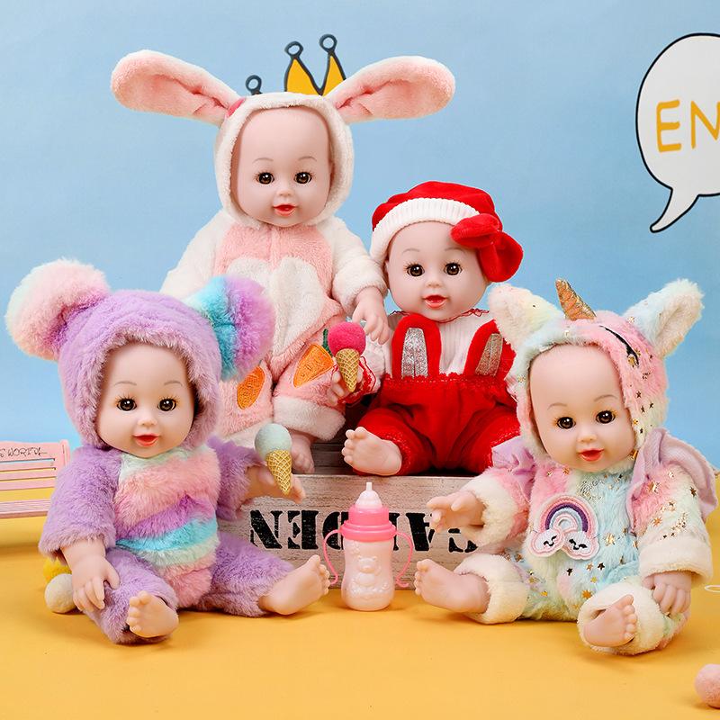 Talking Sleeping Tongle Barbie Doll Simulation Baby Soft Glue To Soothe Little Girl Children Baby Toy