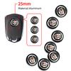 25mm Car Key Emblem Stickers Auto Control Key Logo Accessories for ATS BLS CT4 CT5 CTS EXT ESCALADE SRX XT4 SLR XTS