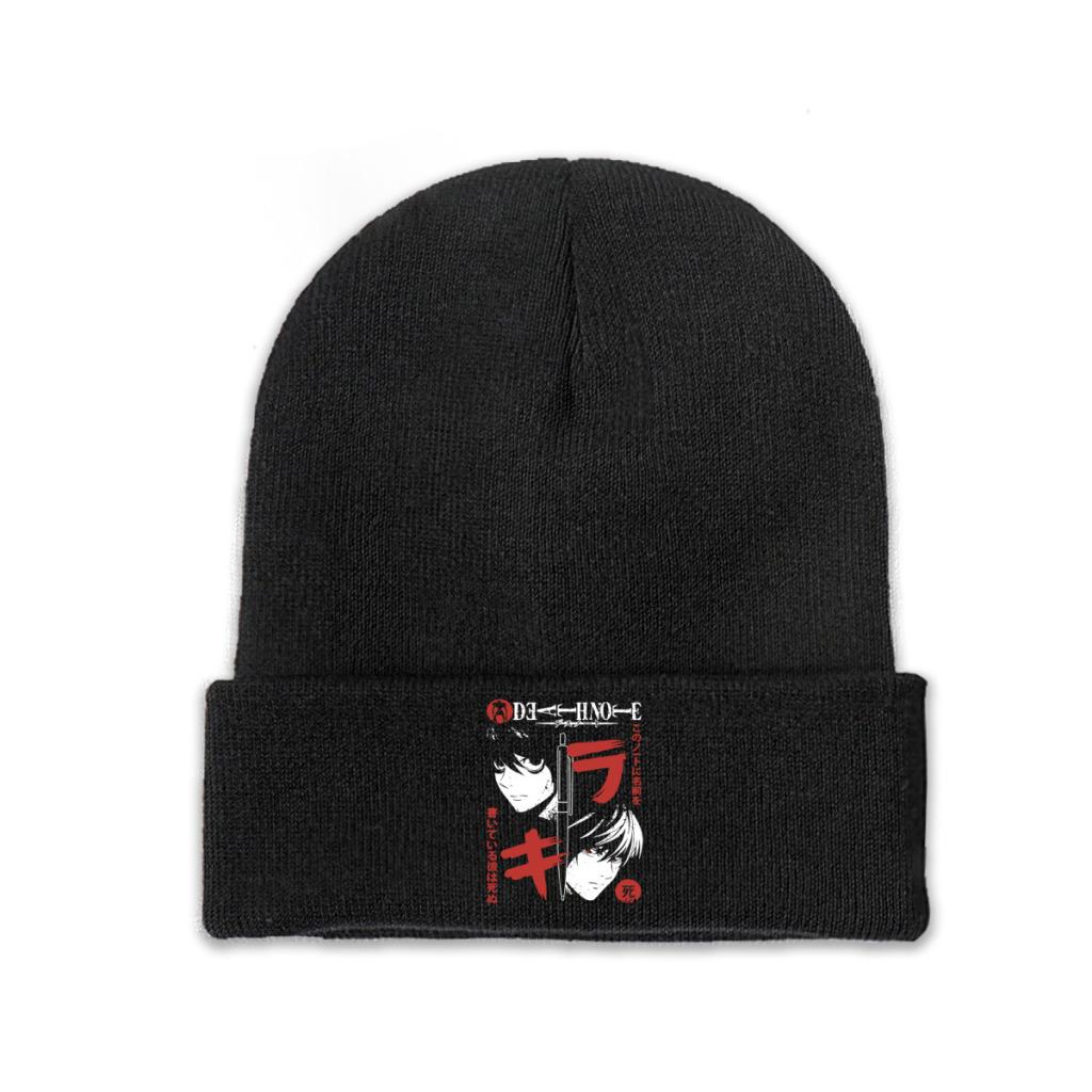 Death Note Pencil Knitted Hat Beanies Autumn Winter Hat Warm Unisex Hip Hop Cap for Unisex Women Gift