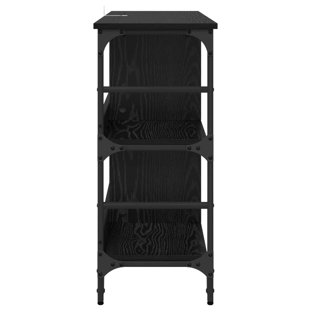 Sideboard in Schwarz-Eichen-Optik 102 x 32 x 73,5 cm