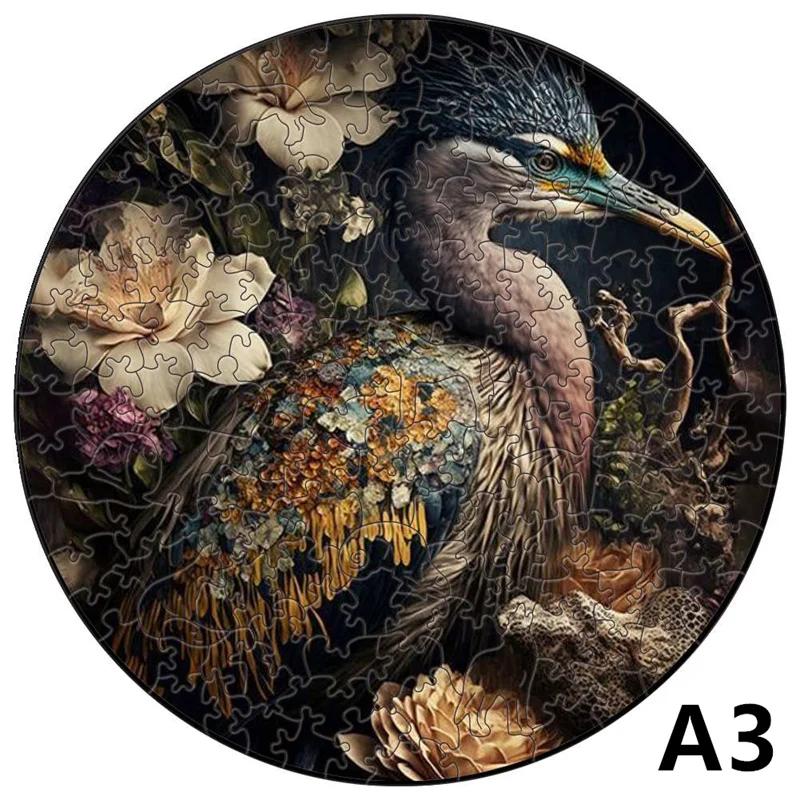 Non-Toxic Children Cute Animal Wooden Puzzles Montessori Games 3D Wooden Puzzle Adults Christmas Board Games For The Whole Family Diy