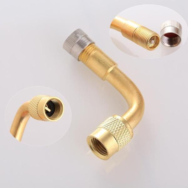 45/90 Degree Tyre Valve Extender Stem Car Motorcycle Bicycle MTB Outdoor Kits