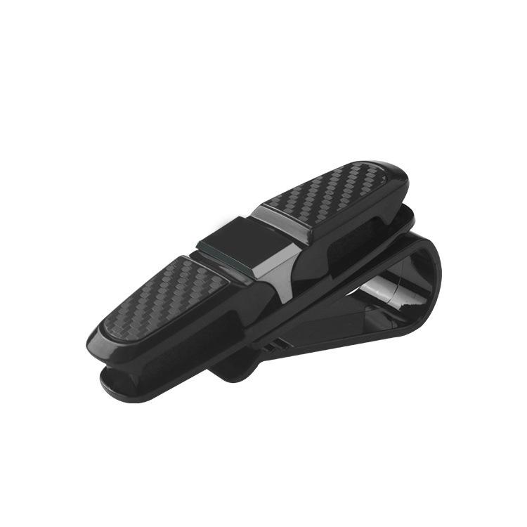 Brillenetui fürs Auto, Universal-Brillenhalter für die Sonnenblende im Auto, Sonnenbrillenclip, Kartenhalter, Tickethalter, Auto-Innenausstattung