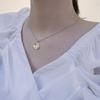 [S] Elephant Round Pendant Fashion Necklace_Ih