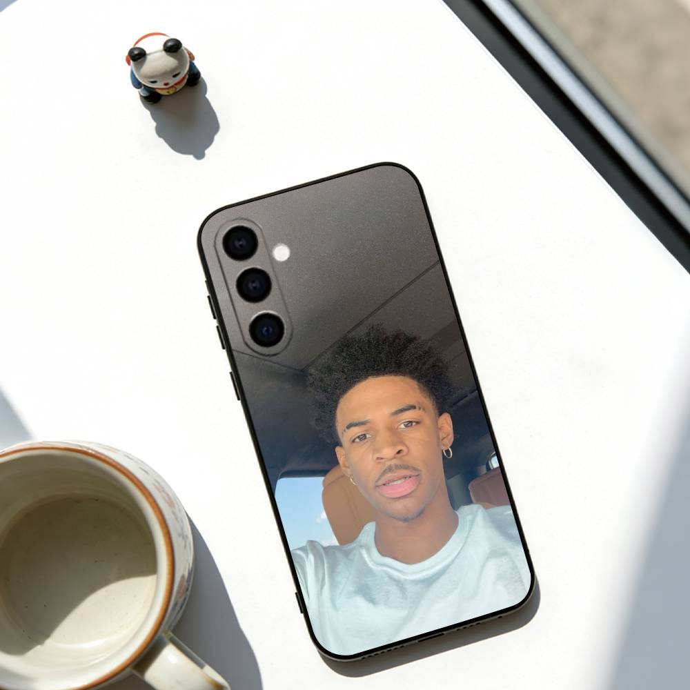 Ja Morant Phone Case Soft Black For Samsung Galaxy A73,A72,A71,A70,A53,A52,A51