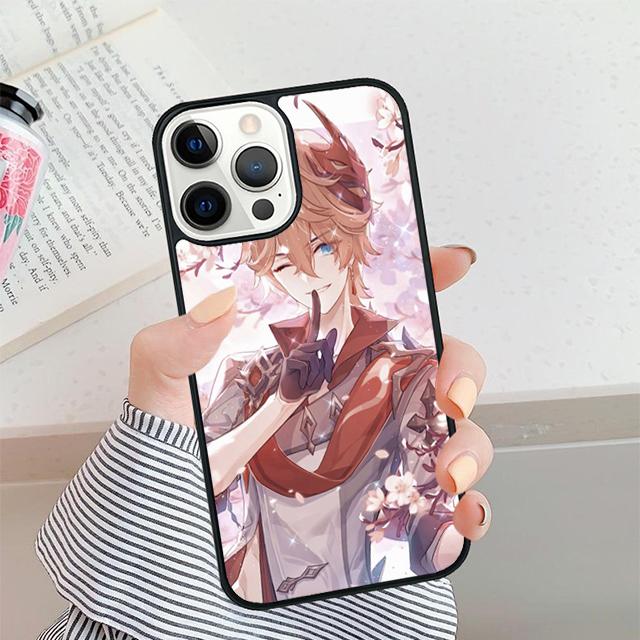 Genshin Impact Tartaglia Phone Case For iPhone 17 Air 16 16e 15 14 Plus 11 12 13 Pro Max Soft Bumper Shell Cover Coque