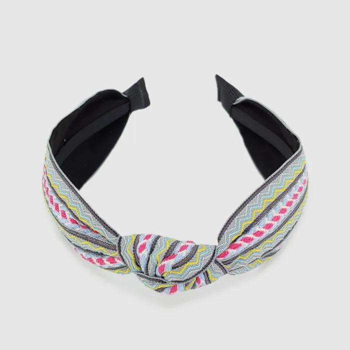 LALA Ethnic Hairband-GREY