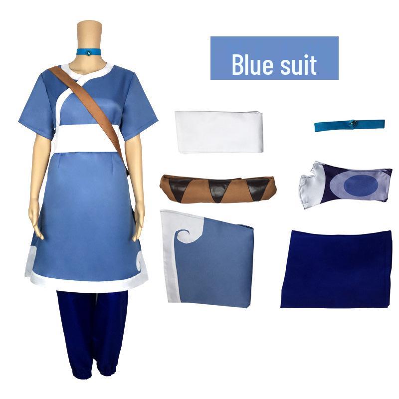 Avatar Cosplay Costumes: Katara, Bumi, Aang, Azula, Korra Anime Game Outfits