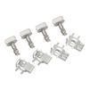 4 Set W716006-S439 Engine Cover Retainers Hood Clips for Ford