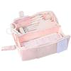 MORYTRADE Pencil Large 8 Pink Case, Capacity, Soft, Pockets,