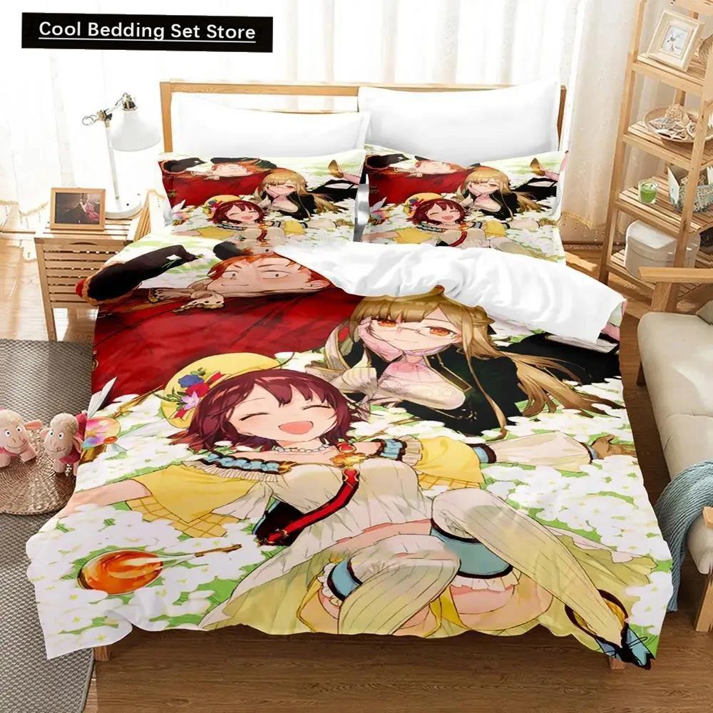 3D Druck Anime Atelier Sophie Bettwäsche Set Bettbezug Bettset Steppdecke Kissenbezug Bettdecke King Queen Größe Heimtextilien