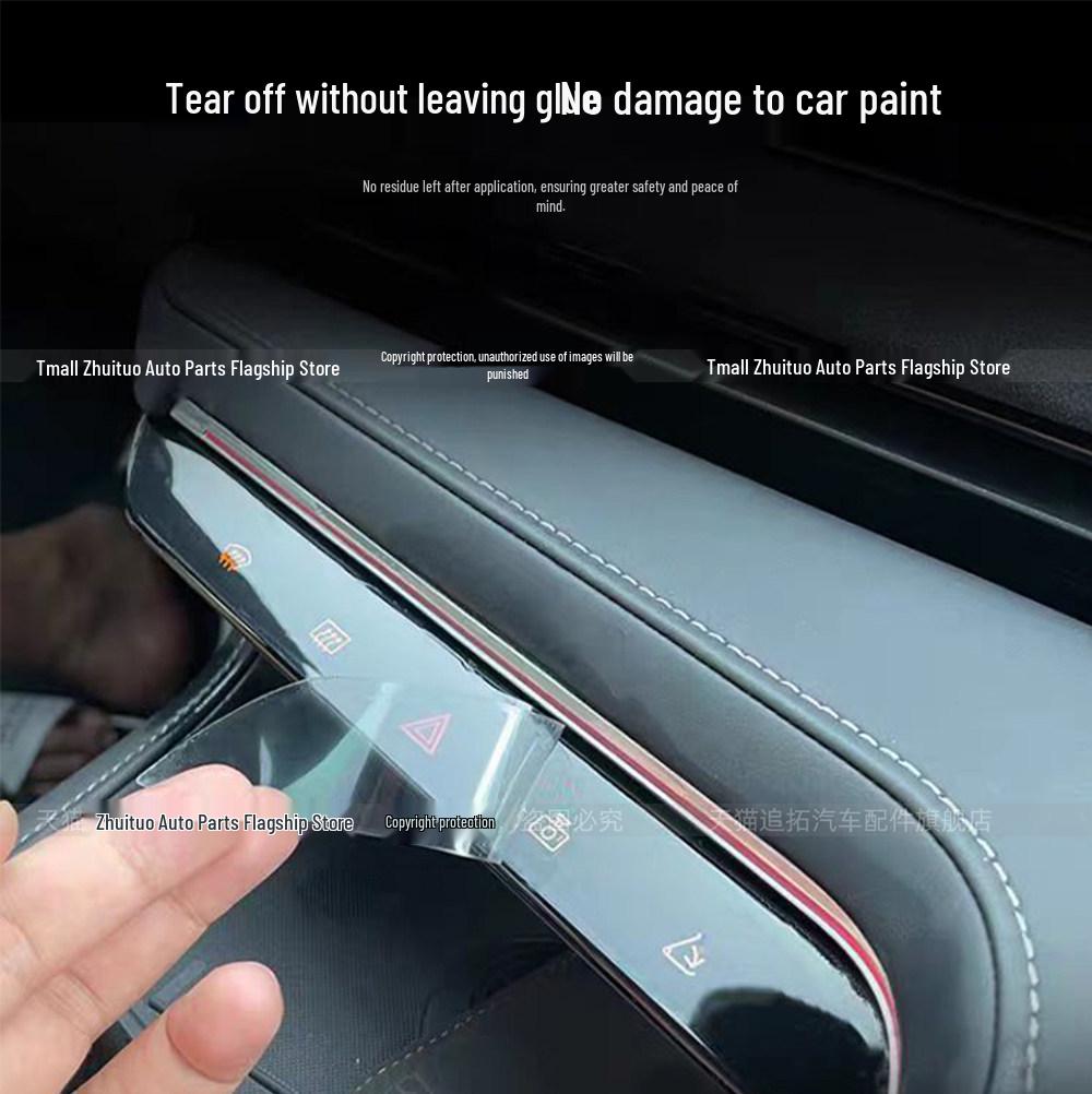 Ninth Gen Toyota Camry (RHD) Gear Shift Console Sticker & Tempered Screen Protector for 26 Models