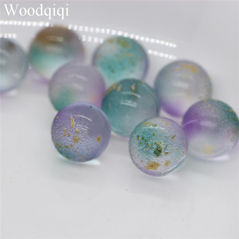Home Party Supplies Hot Sale Popular Round Loose Beads High Quality Jewelry Findings 12mm 20PCS Handmade Material Colorful DIY Glass