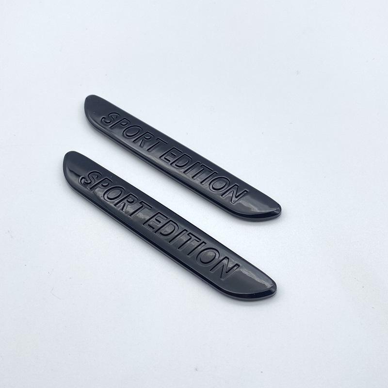SPORT EDITION NIGHT EDITION Prime Edition Blade Top ABS Emblem for Mercedes Benz Car Fender Side Badge Logo Sticker Glossy Black BH1
