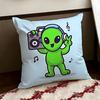 Loopy Silly Alien Cushion Cover Reversible Soft Durable Pillow Cover Home  Car MultiScene Use for Daily Comfort
