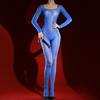 Herrenöl Glänzend Ganzkörperstrumpfhose Unisex Offener Schritt Strumpfhose Durchsichtig Dessous Catsuit Männlich Kugel Trennung Jumpsuit