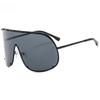 Lunettes de Soleil Oversize de Luxe Mode Pour Femmes Hommes Monture Cadre Lentille Unique Moderne Lunettes de Soleil Haute Qualité Teintées UV400 Lunettes de Vue