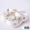 New hole shoes women's indoor and outdoor stepping on shit feeling comfortable and breathable eva slippers thick-soled slippers wholesale